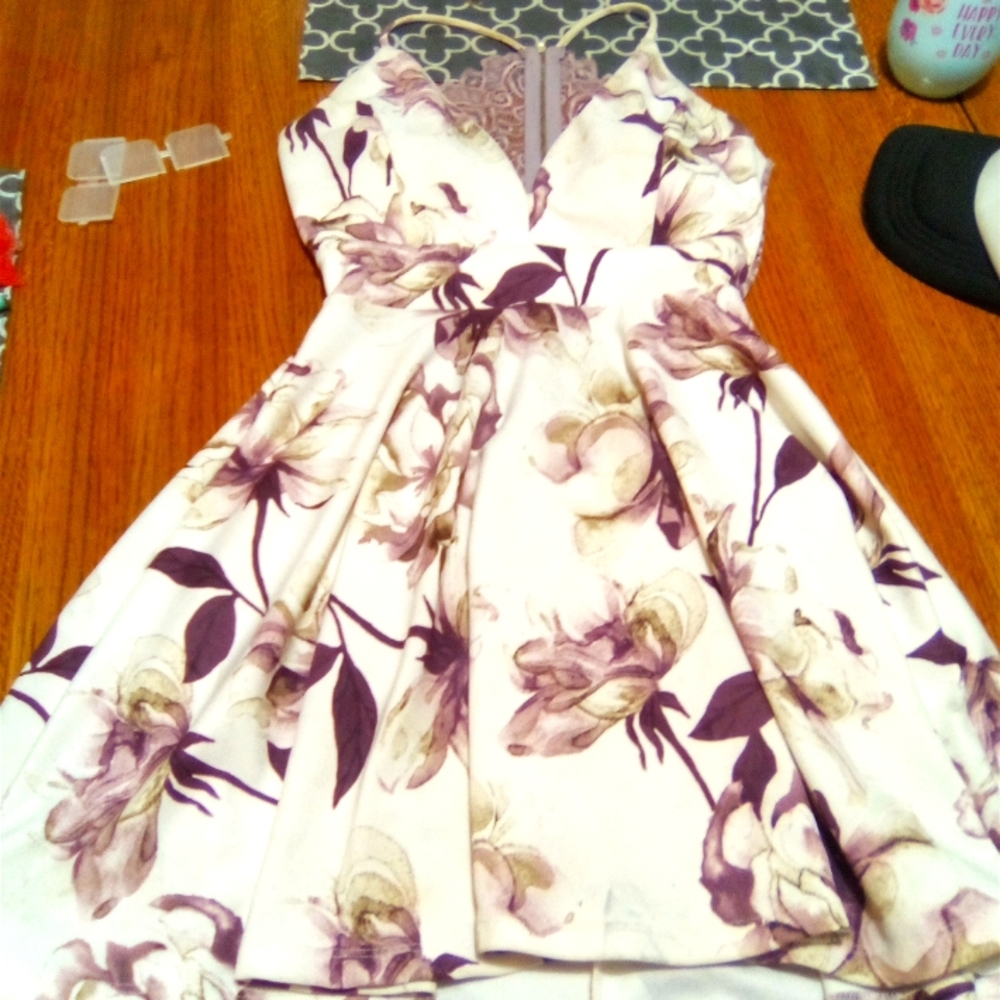 Beautiful and elegant floral dress